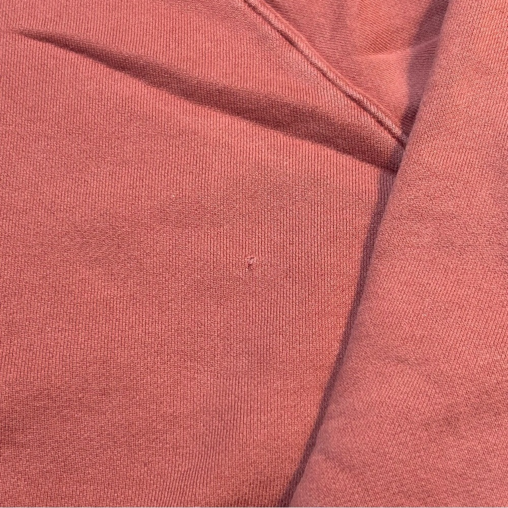 Aritzia Tna Cozy Fleece Perfect Shrunken Sweatshirt Mauve Pink Size M - Picture 3 of 9